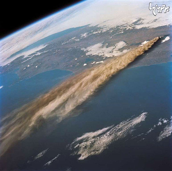 قدرت شگفت انگیز آتشفشان‌ها را از فضا ببینید