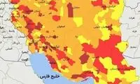 رنگ‌بندی جدید کرونایی شهرها