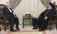 عکس: دیدار ظریف و نصرالله در لبنان