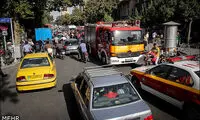 عکس: آتش سوزی در بازار بزرگ تهران