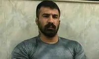 اولین عکس از قاتل وحید مرادی در زندان