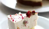 تهیه چیزکیک با طعم گل رُز