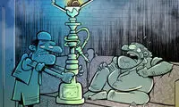 شیوه جدید سرو قلیان!