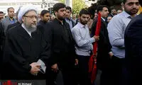 رئیس قوه قضاییه در راهپیمایی ۱۳ آبان