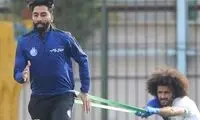 بازیکن مغموم آبی‌ها در راه سیرجان