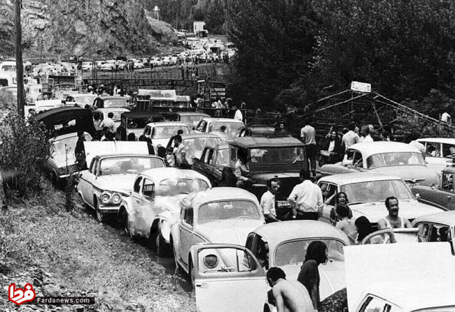 جاده چالوس، دهه ۵۰ هم ترافیک داشت!