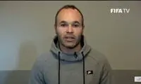 عذرخواهی اینیستا برای غیبت در مراسم فیفا