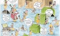 کارتون؛ از زلزله زدگان چه خبر؟