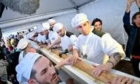 رکورد درازترین نان باگت جهان شکسته شد