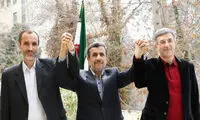 عکس یادگاری احمدی‌نژاد و یارانش در هواپیما وایرال شد