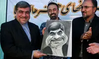 عکس: واکنش جنتی به کاریکاتورش