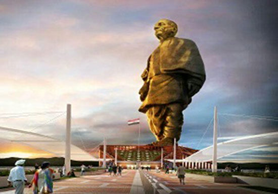 ساخت بزرگ ترین مجسمه جهان در هند
