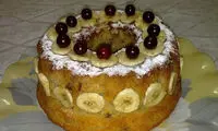 طرز تهیه کیک خانگی با طعم موز و گردو
