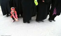 تصاویری از رزمایش گردان های زنان بسیجی