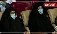 حضور زینب سلیمانی در مراسم پایانیِ فجر چهلم