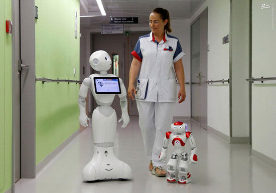 عکس: رباتی برای کمک به پرستاران