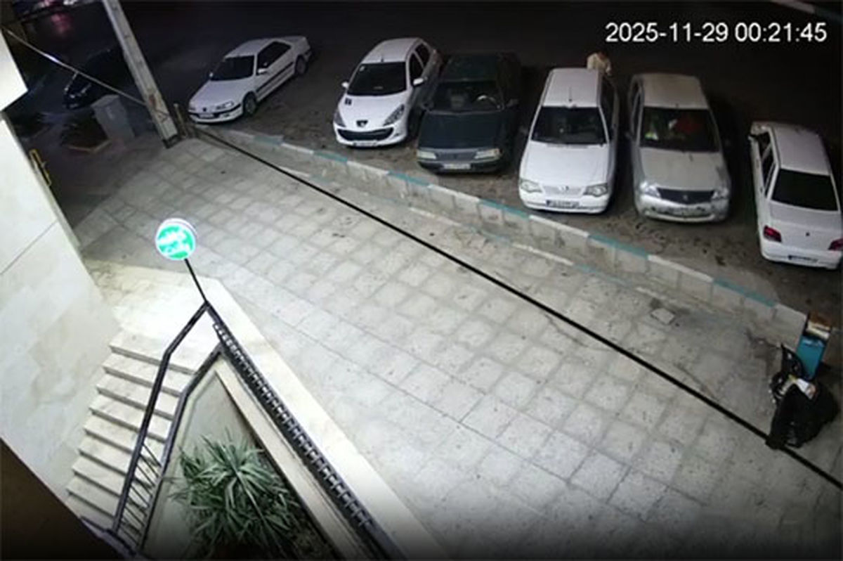 لحظه تصادف مهیب پژو ۲۰۶ با شش خودرو در پی حرکت نمایشی!