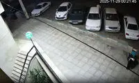 لحظه تصادف مهیب پژو ۲۰۶ با شش خودرو در پی حرکت نمایشی!