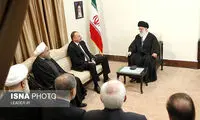 دیدار رییس جمهور آذربایجان با مقام معظم رهبری