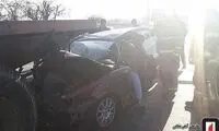 حبس راننده سمند پس از تصادف با کامیون