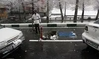 خیابان ولی عصر دوباره نشست کرد! +عکس