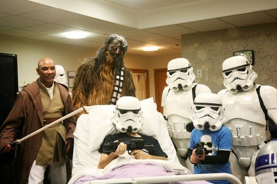نمایش زودهنگام «جنگ ستارگان» در بیمارستان