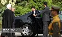 استقبال رسمی روحانی از شینزو آبه