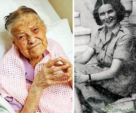 زنی که 105 سال ازدواج نکرد +عکس