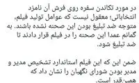 واکنش به تکاندن سفره توسط قاضی‌زاده هاشمی