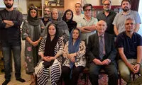 هنرمندان به دیدار خانواده‌ی نوشین جعفری رفتند