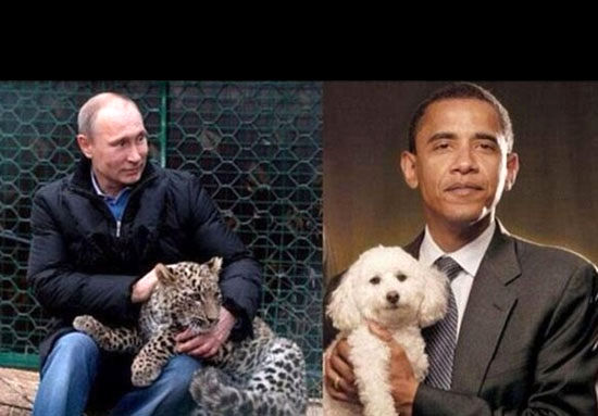 تحقیر اوباما توسط مقام روسی +عکس