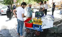 تهران در یک روز گرم تابستانی