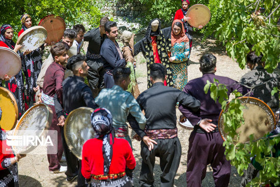 جشن چله تابستان در روستای زردوئی