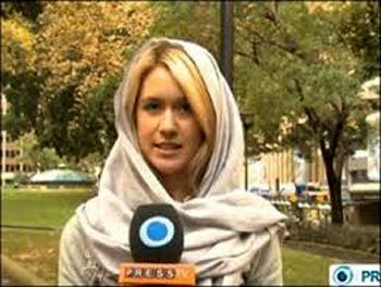 واکنش خبرنگار صدا و سیما به بی حجابی اش