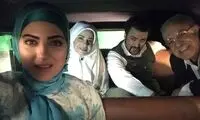 سلفی سیما تیرانداز با خانواده‌اش در «از یاد‌ها رفته»