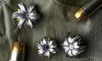 عکس: دسته گلی از گلوله!