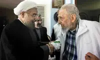 دیدار روحانی با فیدل کاسترو
