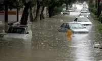 وضعیت کرمانشاه ساعتی بعد از بارش‌های سنگین 