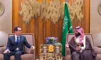 دیدار وزیر خزانه‌داری آمریکا با بن سلمان