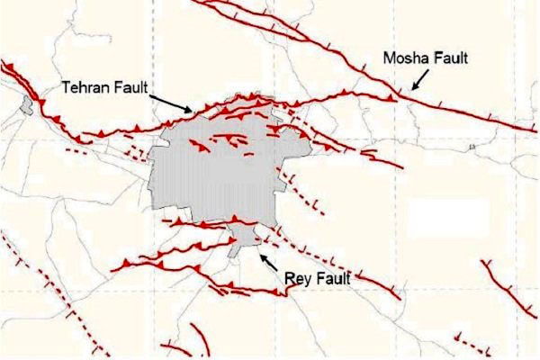 گسل اصلی تهران توانایی زلزله 7.5 ریشتری دارد