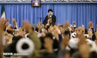دیدار قشر‌های مختلف مردم قم با رهبر انقلاب