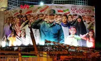 دیوارنگاره‌ی جدید میدان ولیعصر با طرحی از سردار