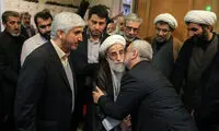 عکس: فرزندان رهبر انقلاب در ختم سلحشور