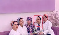 تصویر منتسب به همسر مهدی قائدی