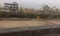 بارش سیل آسای باران در تبریز؛ مدارس تعطیل شد