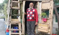 خانه‌ متحرک و جالب پیرمرد ایرانی +عکس