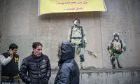 تجمع خانواده شهدای آتش‌نشان مقابل پلاسکو