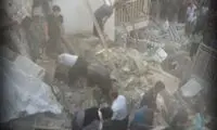 ریزش مرگبار ساختمان 3 طبقه در کرمانشاه