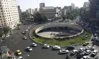 دیوارنگاره جدید میدان ولی‌عصر با عکس پزشکیان 
