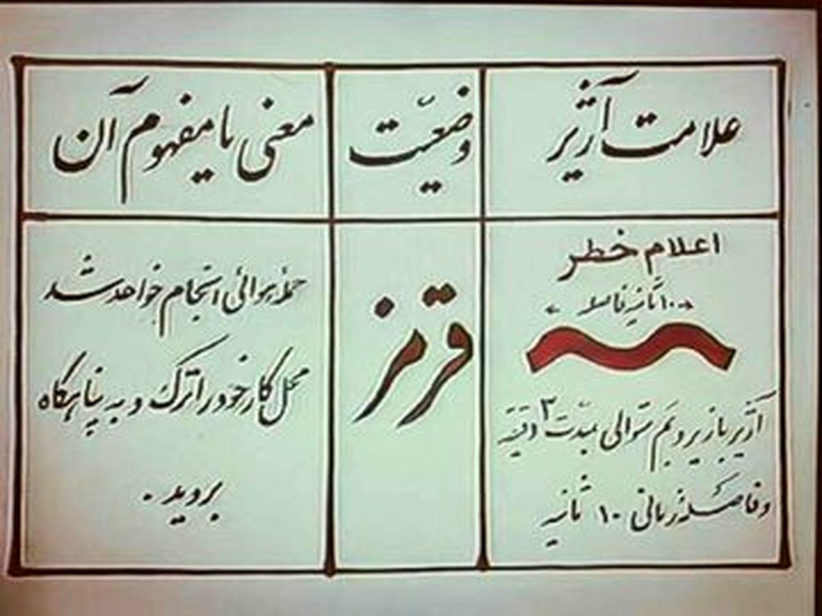   چرا تهران آژیر قرمز ندارد؟ 